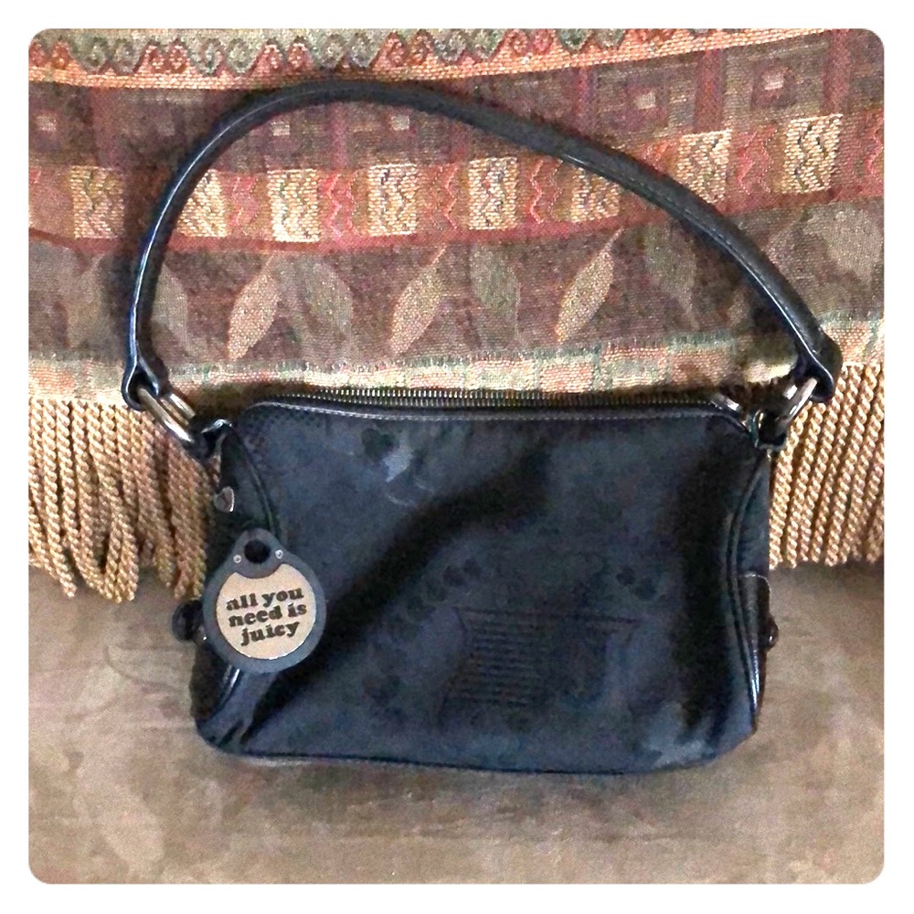 Genuine Juicy Couture Purse-Black/Silver